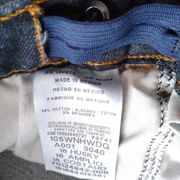 Lot of 2 boys Wrangler boot cut jeans, sz 16 Husky - Picture 11 of 11